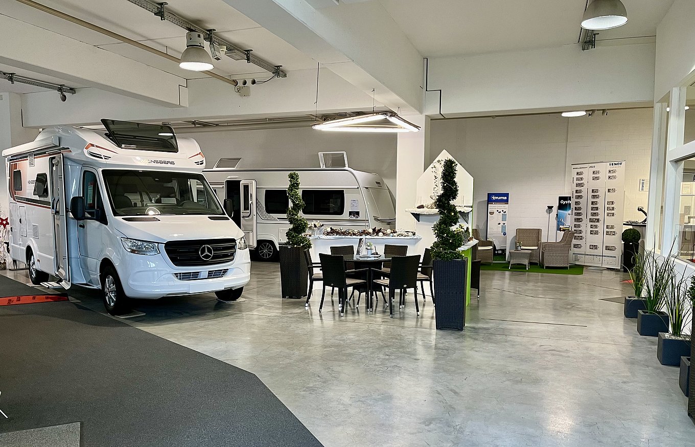 Wohnmobil-Ausstellung bei Herzog Wohnwagen & Reisemobile in Kirchheim im Raum Heilbronn-Stuttgart